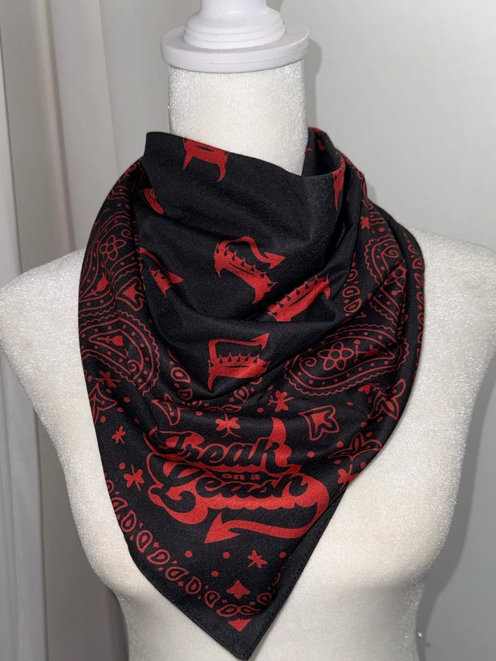 Brand new freak on a leash dog bandana